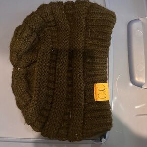 C.C Black Knit Beanie